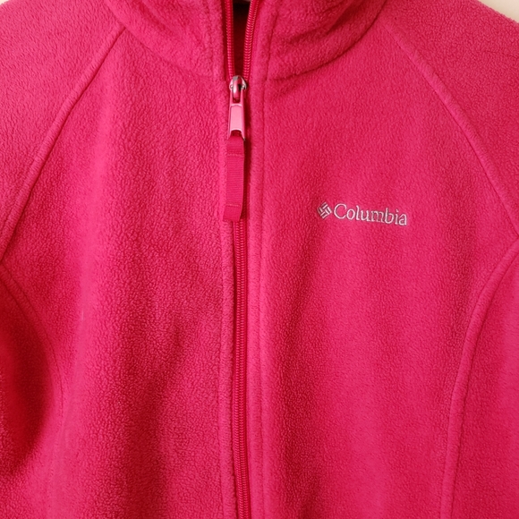 Columbia Pink Fleece Zip Sweater - Picture 4 of 8
